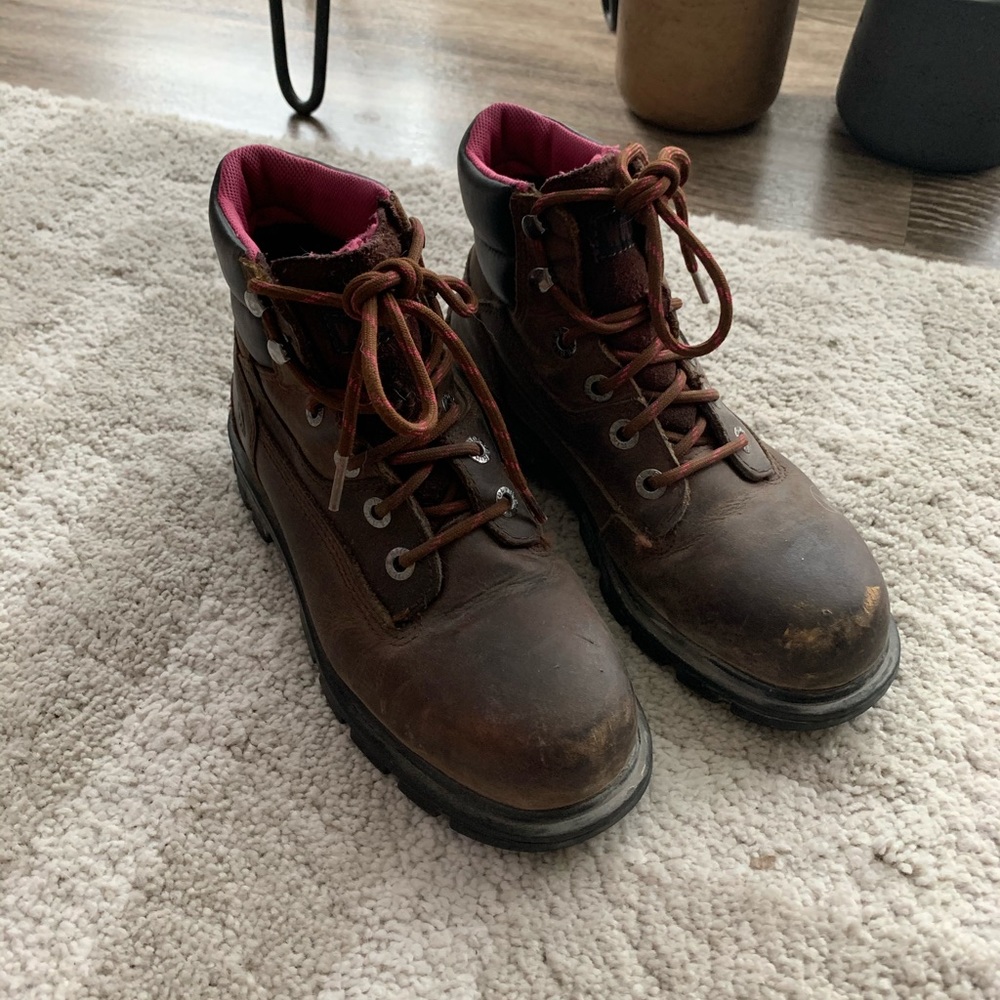 Wolverine Steel Toe Boots Sz 6